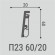 Плинтус напольный Bellо-Deco XPS П 23
