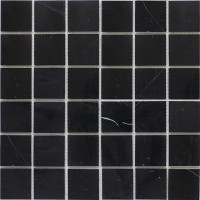 Мозаика Wild Stone 48x48 Black Polished (JMST056) 305x305x4, натуральный мрамор