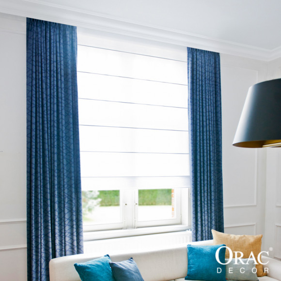 Лепнина Orac Luxxus C341F - Heritage M карниз, гибкий профиль для штор