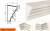 Фасадный карниз LepninaPlast КВ-150/3