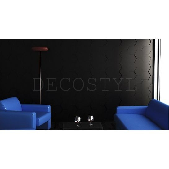 Гипсовая 3D-панель DecoStyl Шестигранник