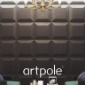 Дизайнерская панель 3D из гипса ARTPOLE CHOCO