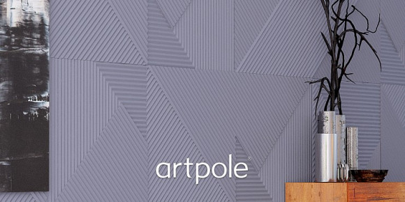 Дизайнерская панель 3D из гипса ARTPOLE FIELDS-3