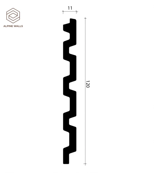 Декоративная панель Alpine Walls LineArt ECO6221