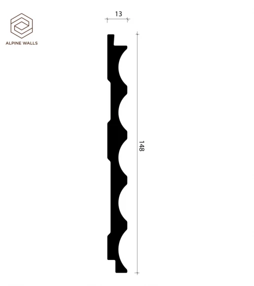 Декоративная панель Alpine Walls LineArt ECO7701W