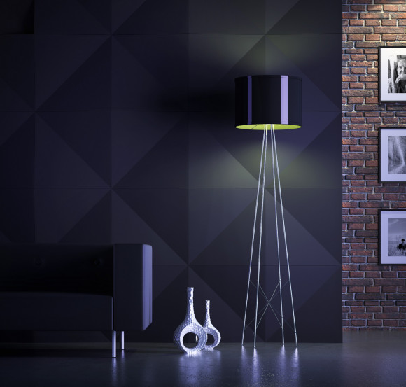 Дизайнерская панель 3D из гипса ARTPOLE ROMB