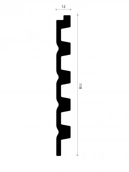 Декоративная панель Alpine Walls LineArt ECO2741W