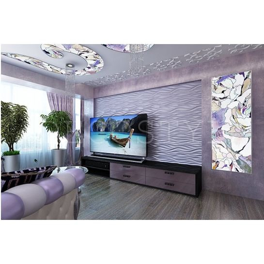Гипсовая 3D-панель DecoStyl Мягкая волна (1,2)