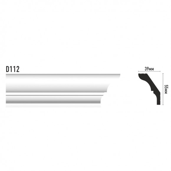 Decomaster D112 Плинтус потолочный Decomaster D112 Плинтус потолочный