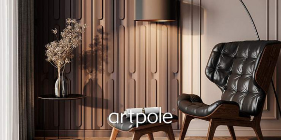 Дизайнерская панель 3D из гипса ARTPOLE LAGOS Дизайнерская панель 3D из гипса ARTPOLE LAGOS
