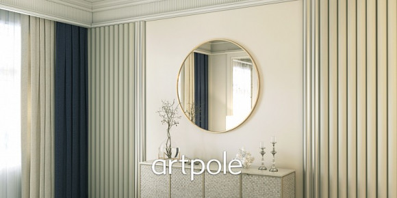 Дизайнерская панель 3D из гипса ARTPOLE TUBE