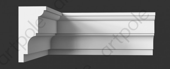 Карниз гладкий гипсовый ARTPOLE SKT116