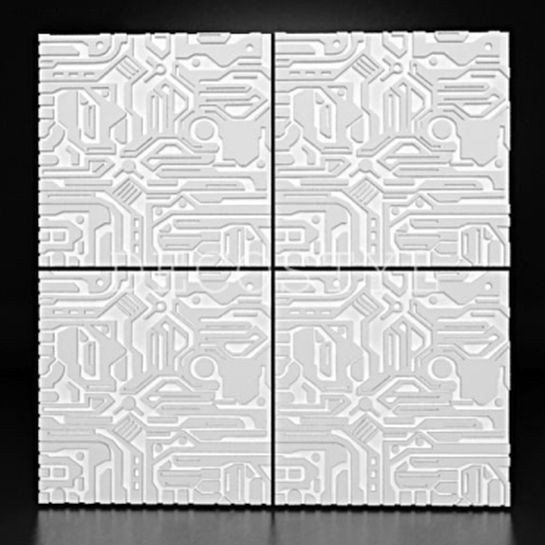 Гипсовая 3D-панель DecoStyl Электрон