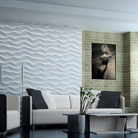 Дизайнерская панель 3D из гипса ARTPOLE SANDY-2