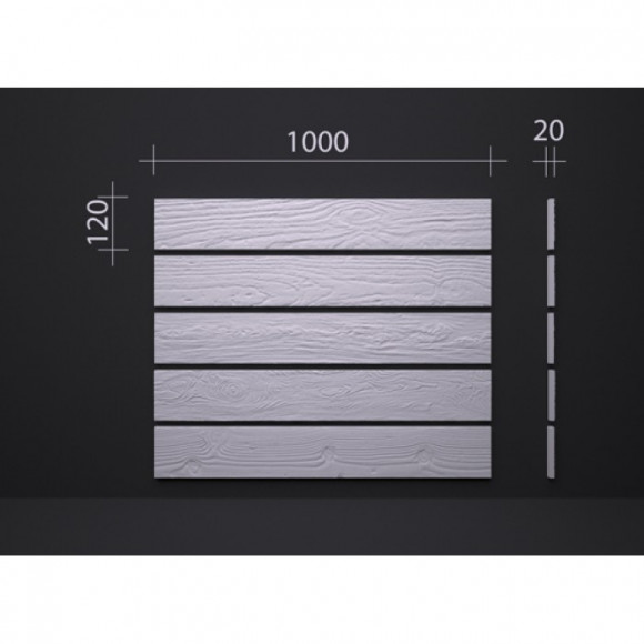 3D гипсовые панели DECO LINE NATURE E-06 3D гипсовые панели DECO LINE NATURE E-06