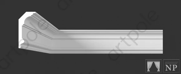 Карниз гладкий гипсовый ARTPOLE SKT160