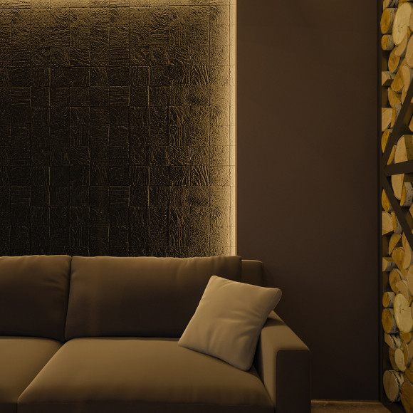 3D гипсовые панели DECO LINE NATURE E-07 3D гипсовые панели DECO LINE NATURE E-07