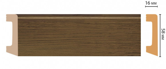 Decomaster D234-88 Цветной напольный плинтус