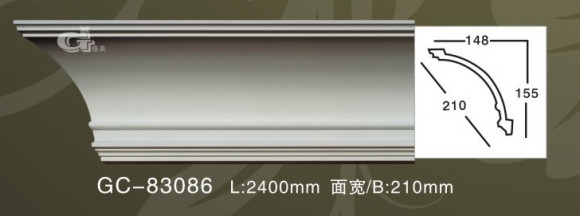 Лепнина ARTFLEX NEW GC-83086 Карниз гладкий