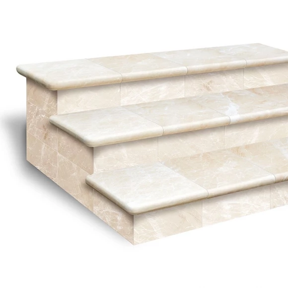 Ступень фронтальная Exagres Nevada Peldano Limestone 33x33х4