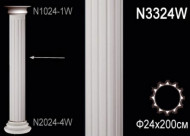 Лепнина Perfect N3324W Колонна