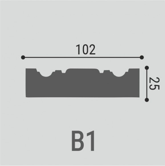 Вставка декоративная Bellо-Deco В1