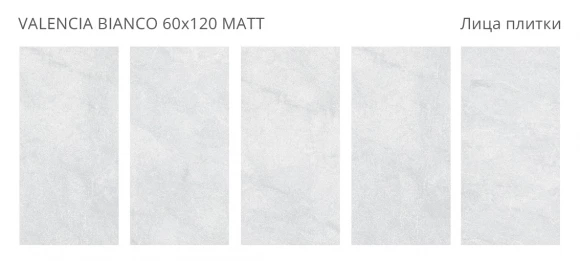 Керамогранит матовый STARO Rizzi Valencia Bianco 60x120 Matt Керамогранит матовый STARO Rizzi Valencia Bianco 60x120 Matt