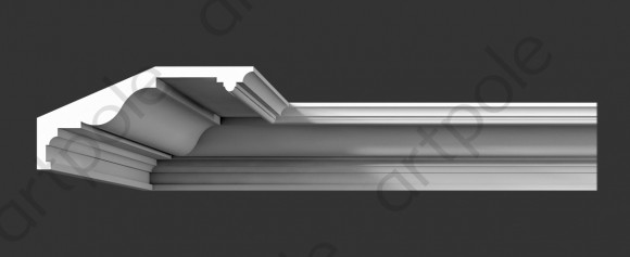Карниз гладкий гипсовый ARTPOLE SKT123