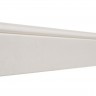 Окрашенный плинтус Decor Dizayn 005-35 белый мрамор