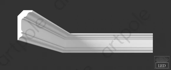 Карниз гладкий гипсовый ARTPOLE SKT163