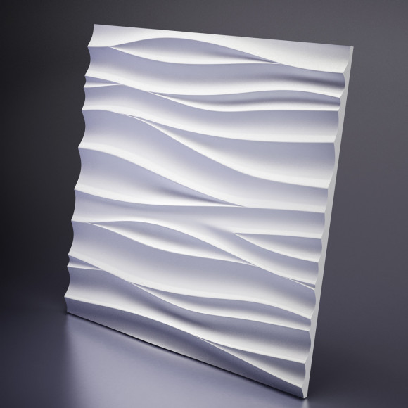 Дизайнерская панель 3D из гипса ARTPOLE SILK-2