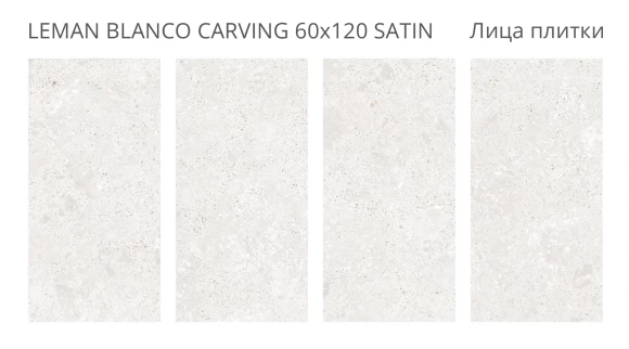 Керамогранит STARO LunaRossa Leman Blanco 60x120 Carving Satin Керамогранит STARO LunaRossa Leman Blanco 60x120 Carving Satin
