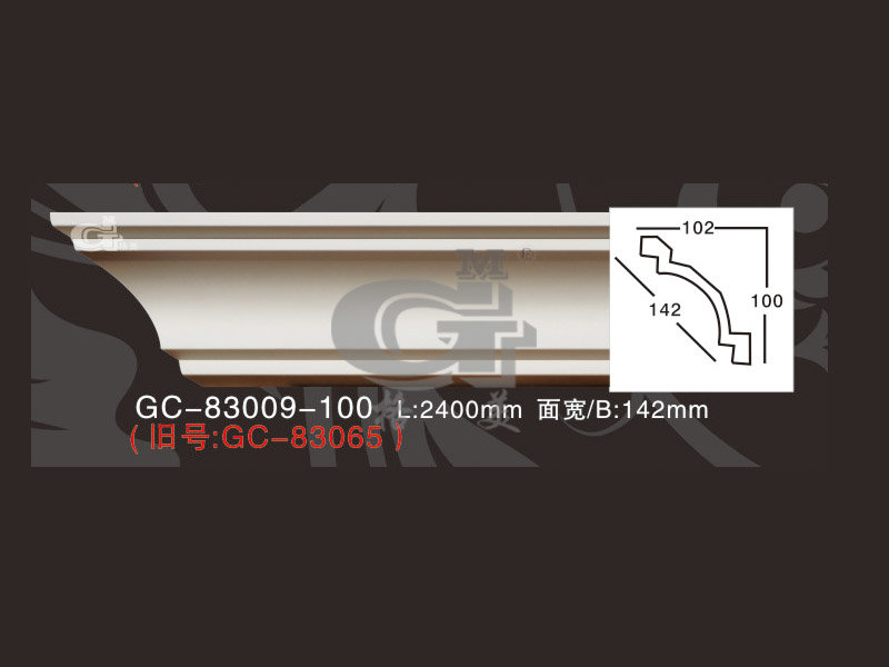 Лепнина Artflex GC-83009-100 Карниз гладкий