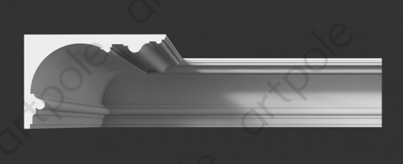 Карниз гладкий гипсовый ARTPOLE SKT126