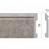 Окрашенный плинтус Decor Dizayn 005-25 серый бархат (бетон)