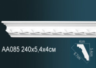 Лепнина Perfect AA085F Карниз гибкий