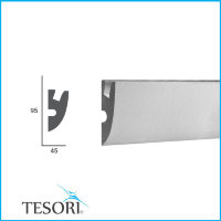 Карниз для скрытого освещения Tesori KD-304