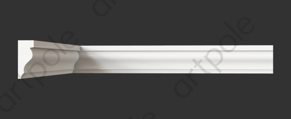 Карниз гладкий гипсовый ARTPOLE SKT20
