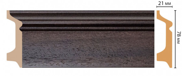 Decomaster D122-438 ДМ Цветной напольный плинтус