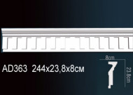 Лепнина Perfect AD363 молдинг гладкий
