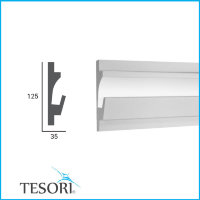 Карниз для скрытого освещения Tesori KD-401