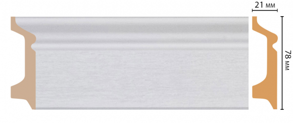 Decomaster D122-70 ДМ Цветной напольный плинтус