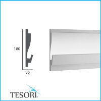 Карниз для скрытого освещения Tesori KD-405