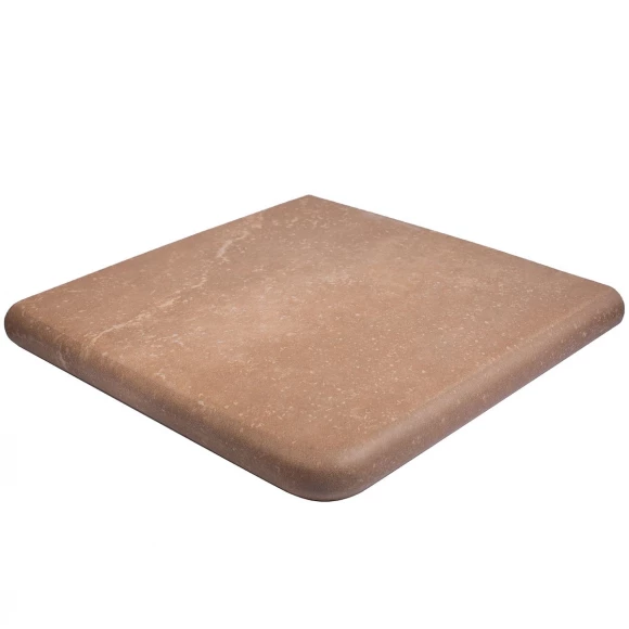Ступень угловая Exagres Stone Cartabon Brown 33х33х4