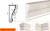 Фасадный карниз LepninaPlast КВ-220/2