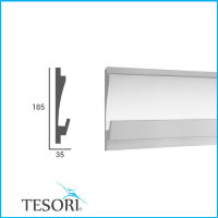 Карниз для скрытого освещения Tesori KD-406