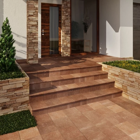 Плитка Exagres Stone Base Brown 33x33