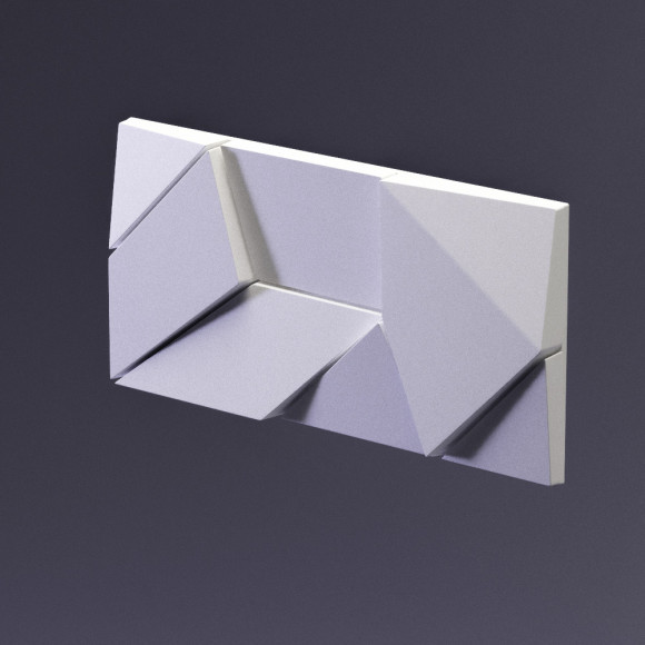 Настенная панель 3D из гипса ARTPOLE Elementary ORIGAMI