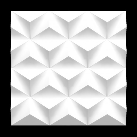 Гипсовая 3D-панель DecoStyl Гексакуб