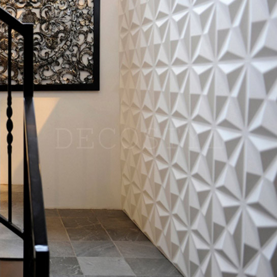 Гипсовая 3D-панель DecoStyl Гексакуб